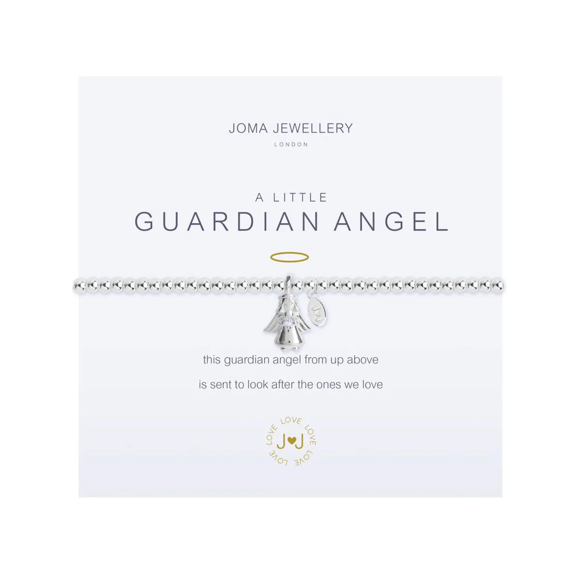 A Little 'Guardian Angel' Bracelet | Silver Plated