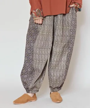 Ajrakh Paisley Patchwork Harem Pants