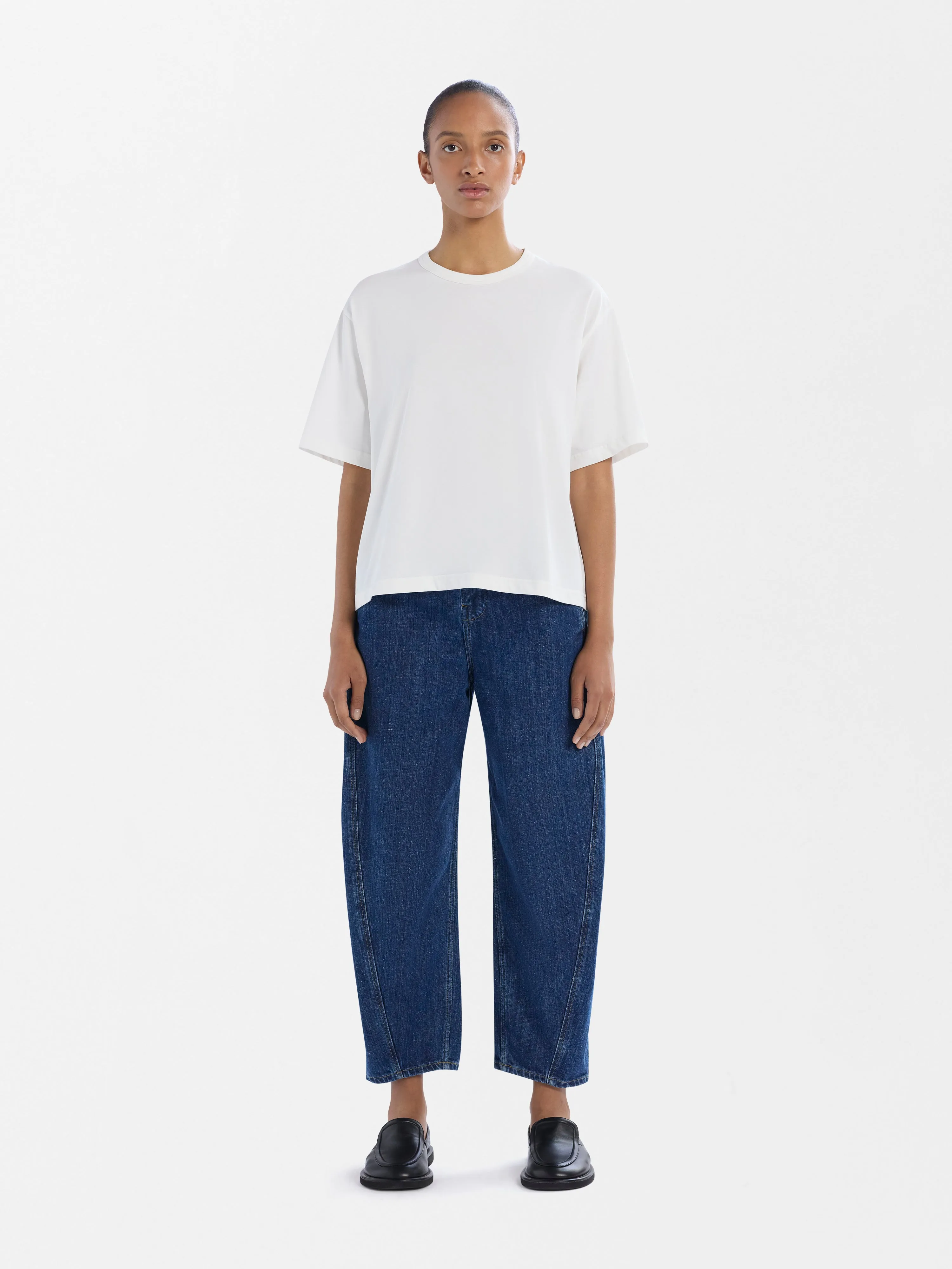 Akerman Washed Denim Pant in Indigo