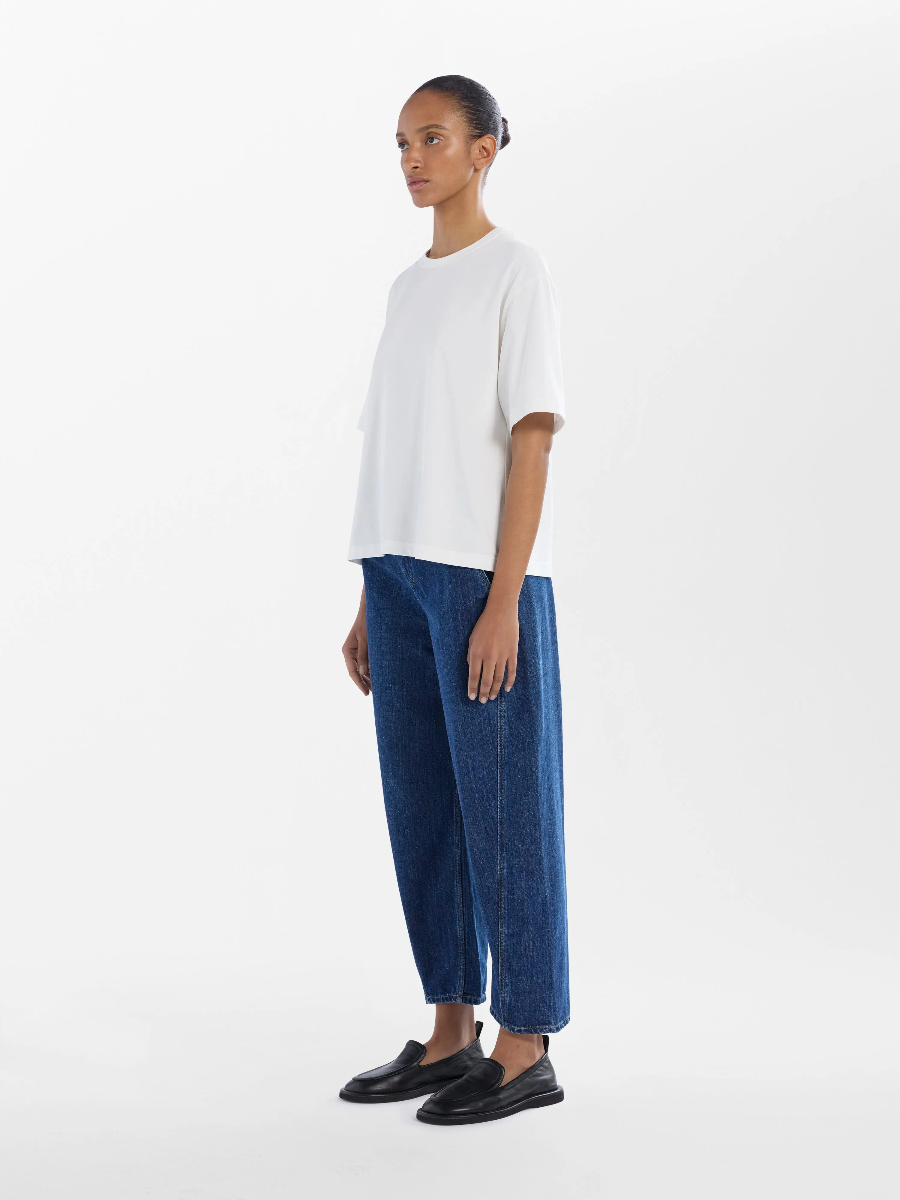 Akerman Washed Denim Pant in Indigo