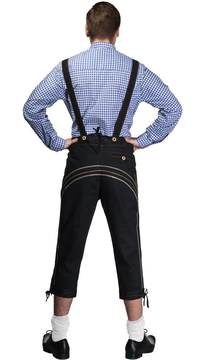 Bavarian Bjorn Mens Deluxe Lederhosen Oktoberfest Costume