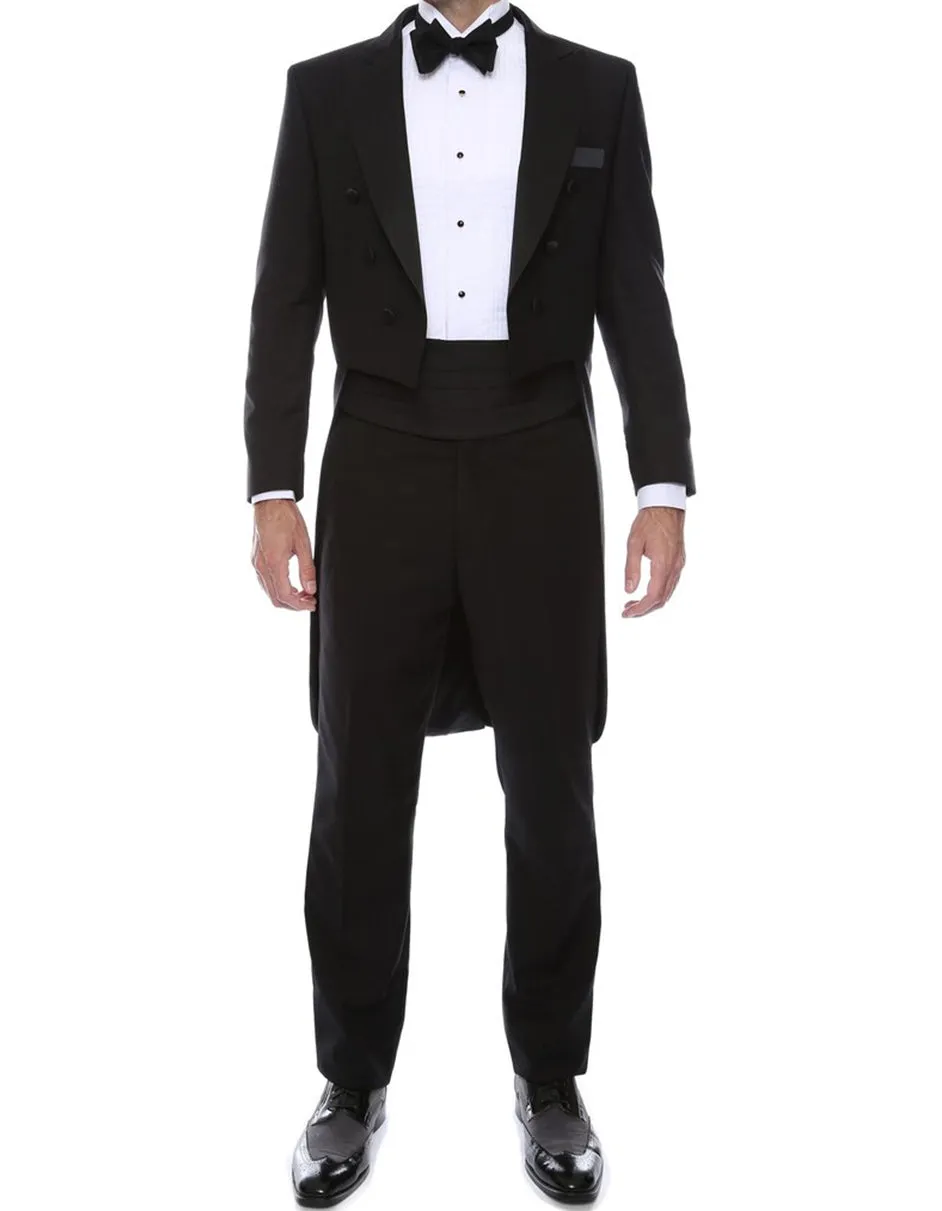 Black Classic Tail Coat Tuxedo