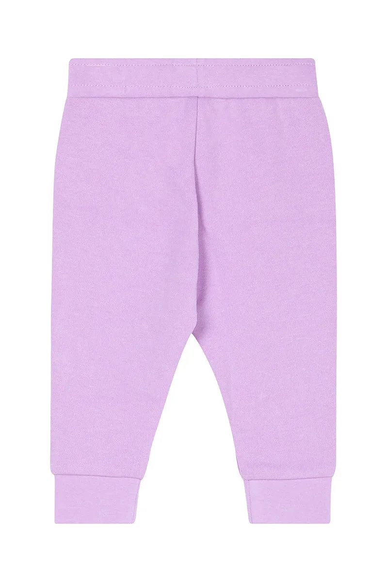 Bonds Baby Tech Trackie - Cotton Purple Pansy