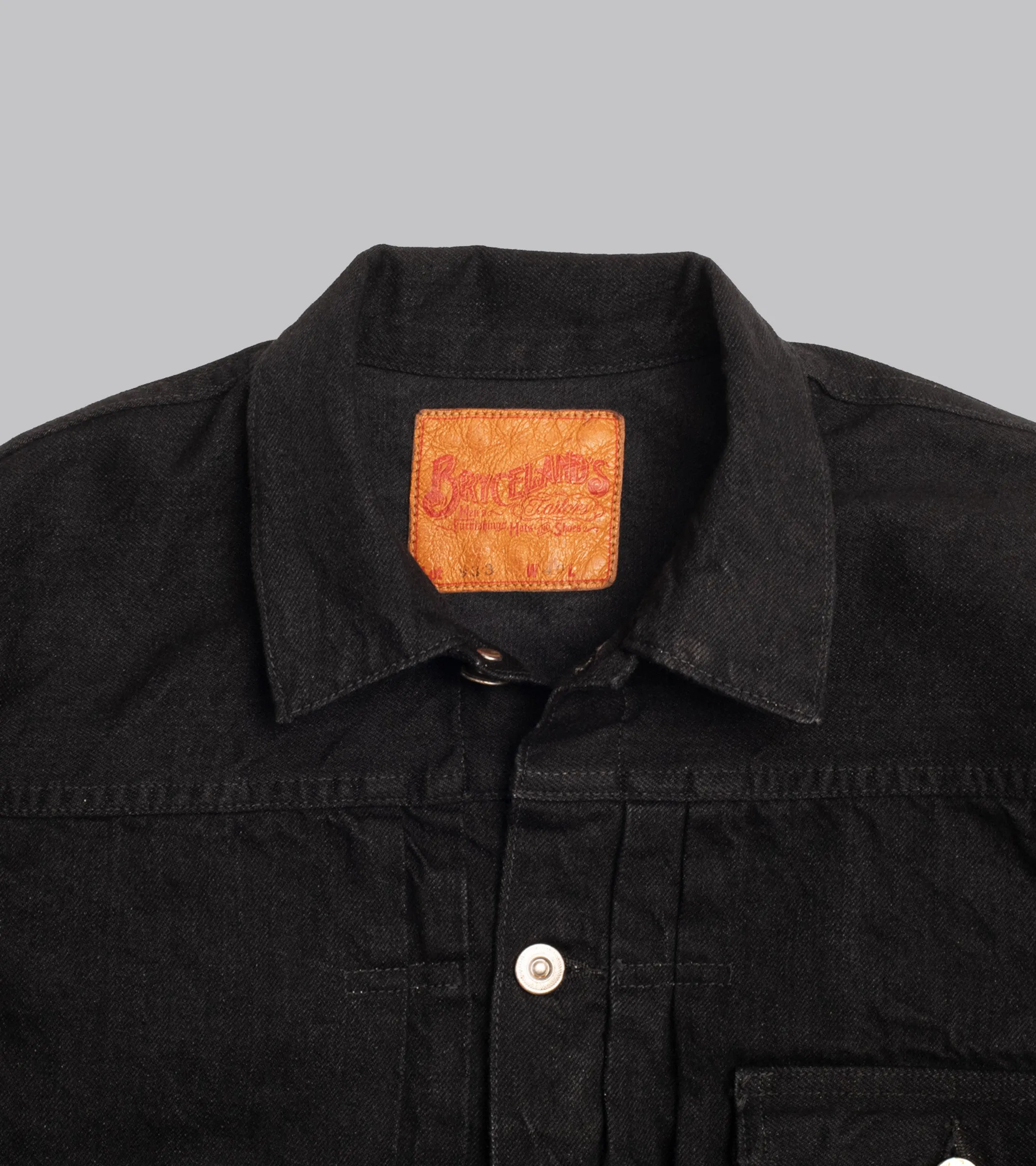 Bryceland's x Buck Mason Denim 933 Type 1 Jacket Black