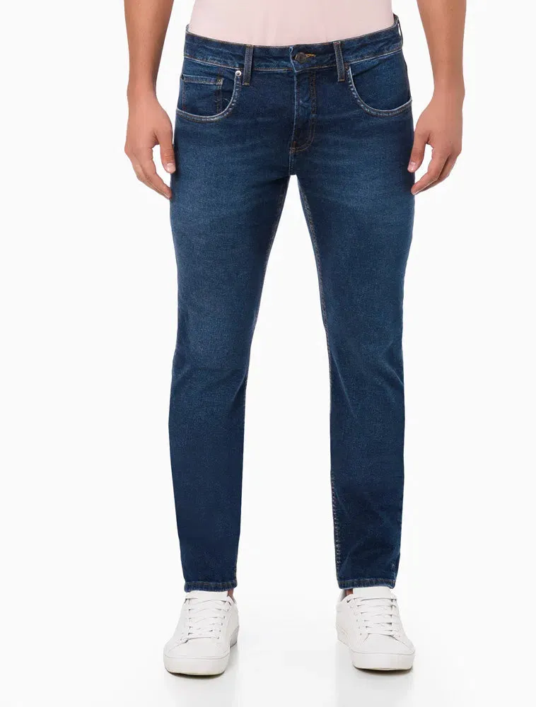 Calça Jeans Masculina Skinny Cintura Baixa Five Pockets Calvin Klein