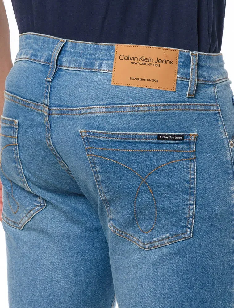 Calça Jeans Masculina Skinny Cintura Baixa Five Pockets Calvin Klein