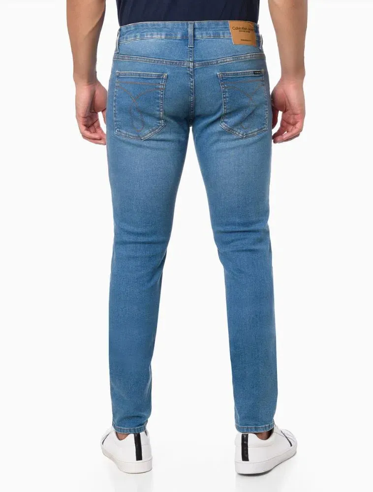 Calça Jeans Masculina Skinny Cintura Baixa Five Pockets Calvin Klein