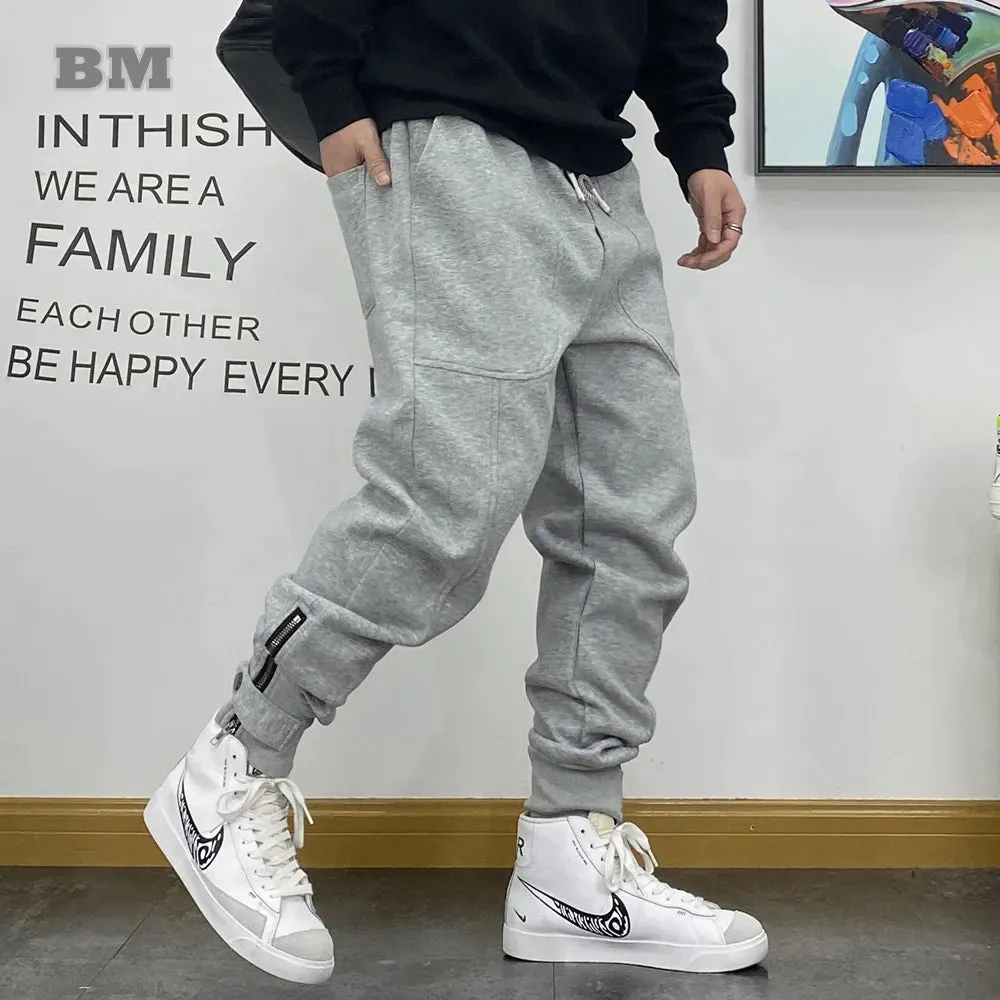 Casual Harem Sweatpants Loose Oversized Jogging Pants - Men's Streetwear Trousers