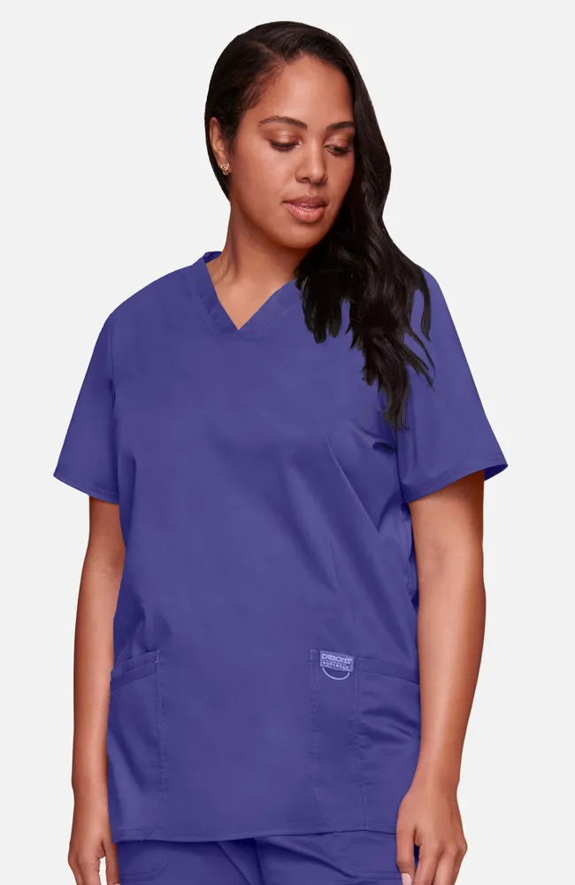 Cherokee Workwear Revolution Three-Pocket Scrub Top