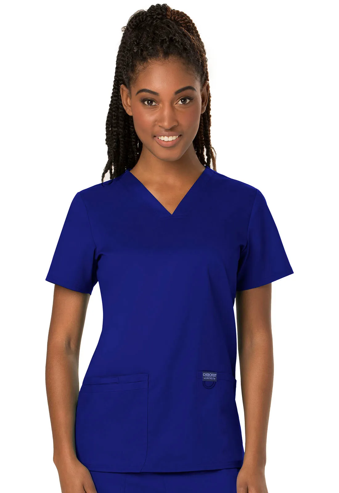 Cherokee Workwear Revolution Three-Pocket Scrub Top