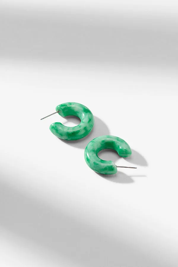 Daniela Earrings :: Jade