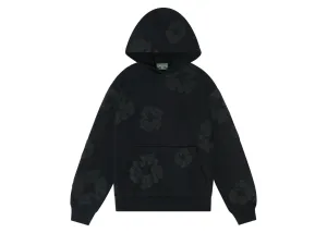 Denim Tears Cotton Wreath Hoodie Black Monochrome