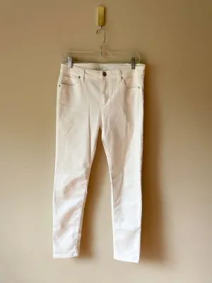 Design Lab White Mid Rise Skinny Stretch Ankle Pants - Size 29