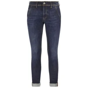 Dondup Sleek Skinny Fit Dark Blue Jeans