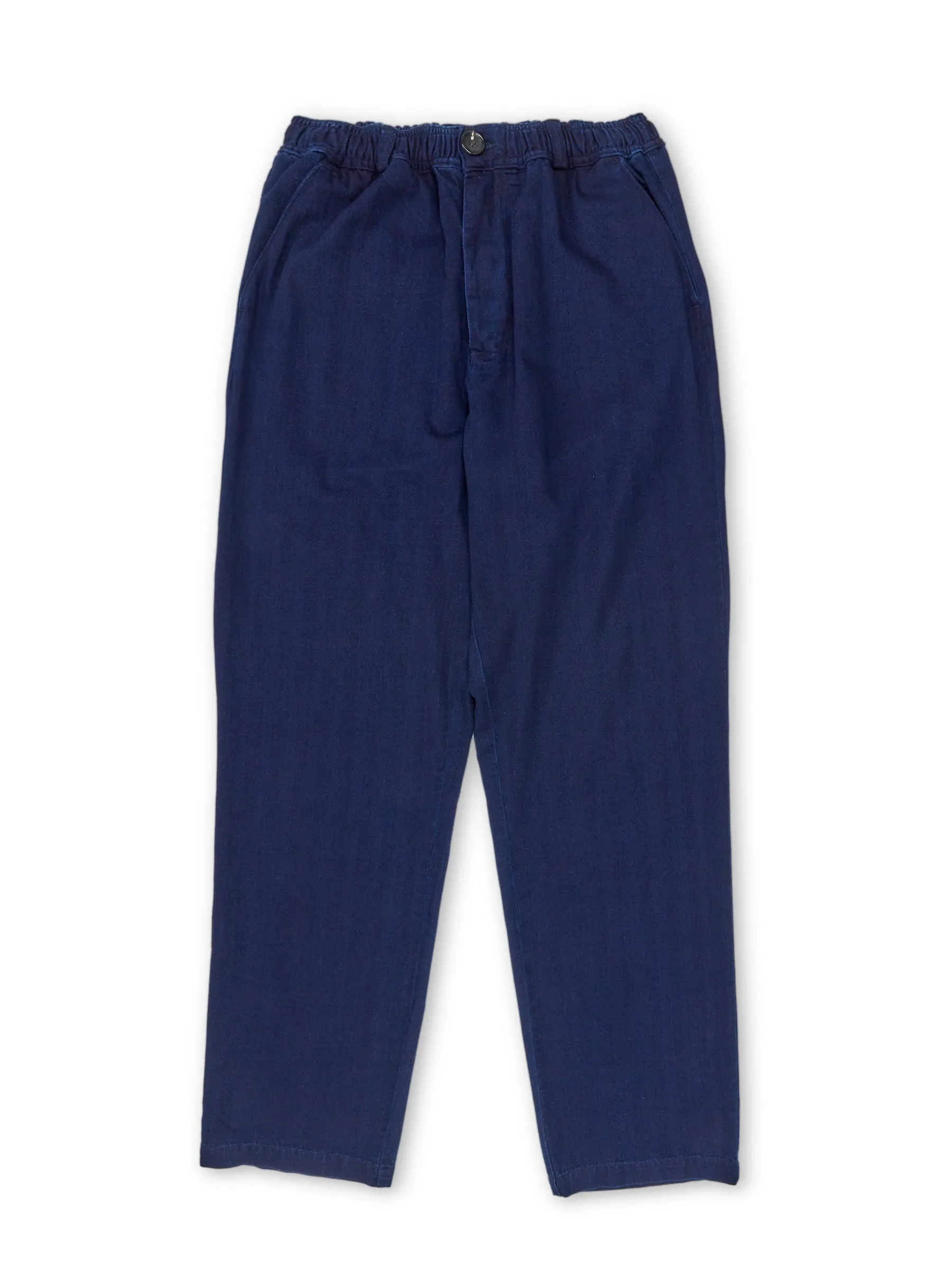 Drawstring Trousers Faye Indigo Blue