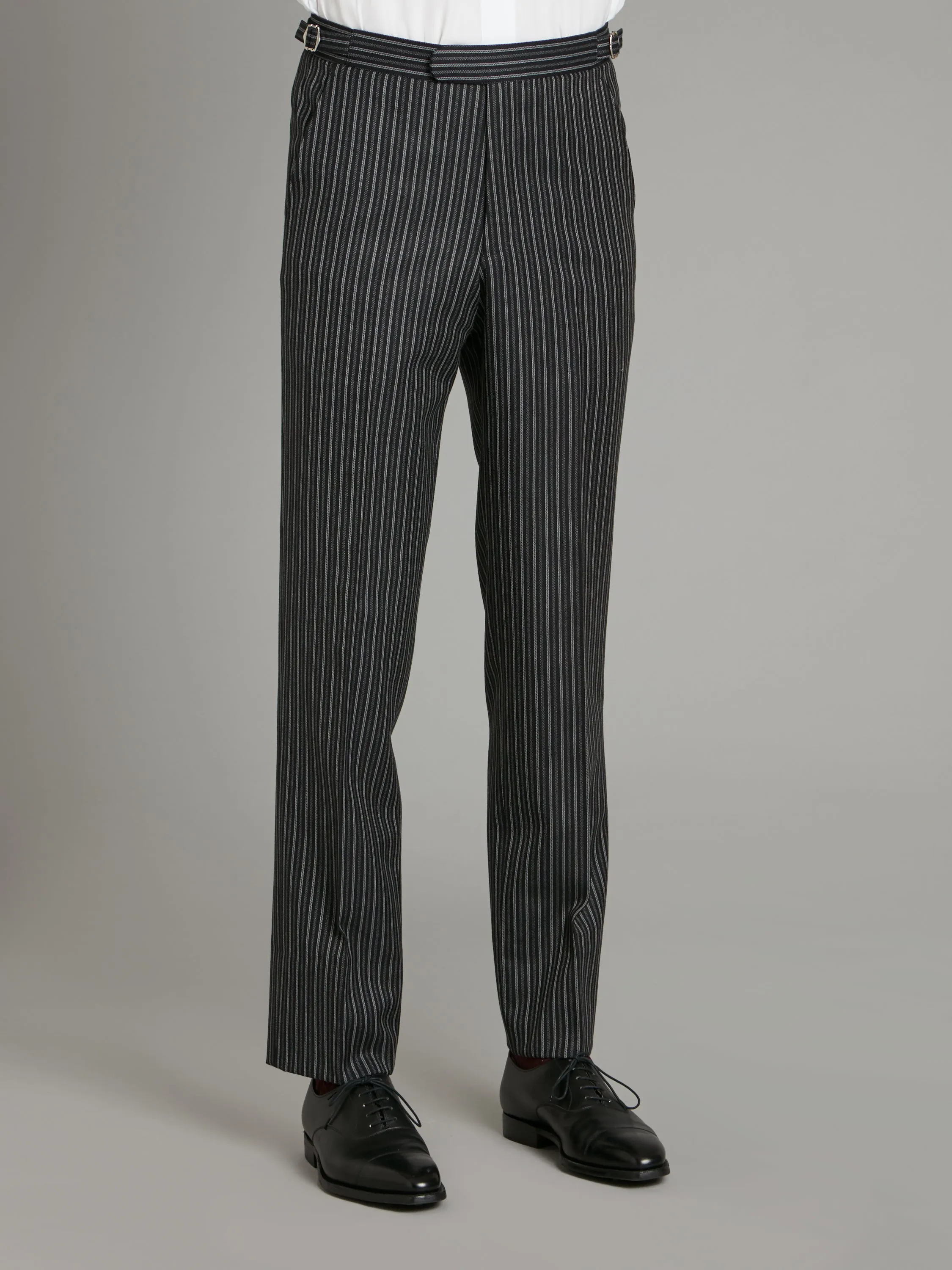 Flat Front Morning Pants - Classic Striped