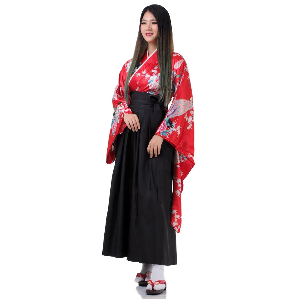 Hana Women’s Kimono Hakama Set Japanese Style