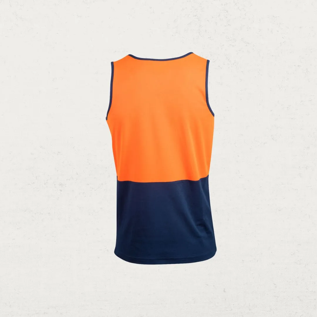 Hi Vis Cotton Backed Safety Singlet