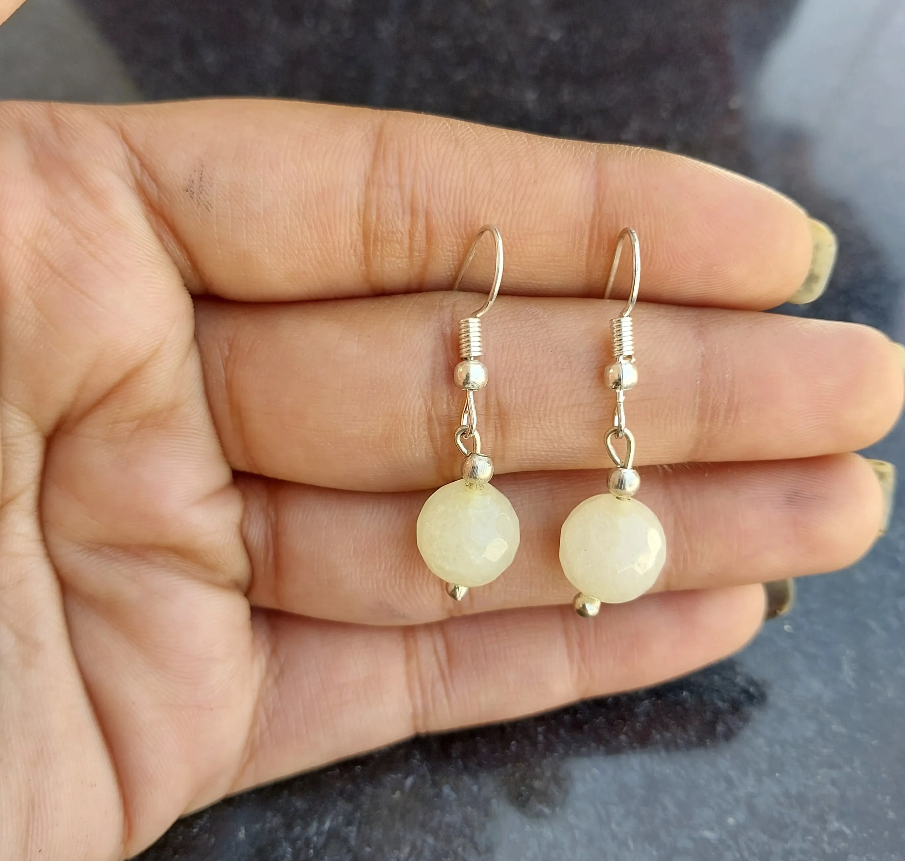 Imeora Light Yellow Quartz 10mm Earrings