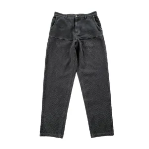 Men's Diamond Pattern Sashiko Tapered Pants