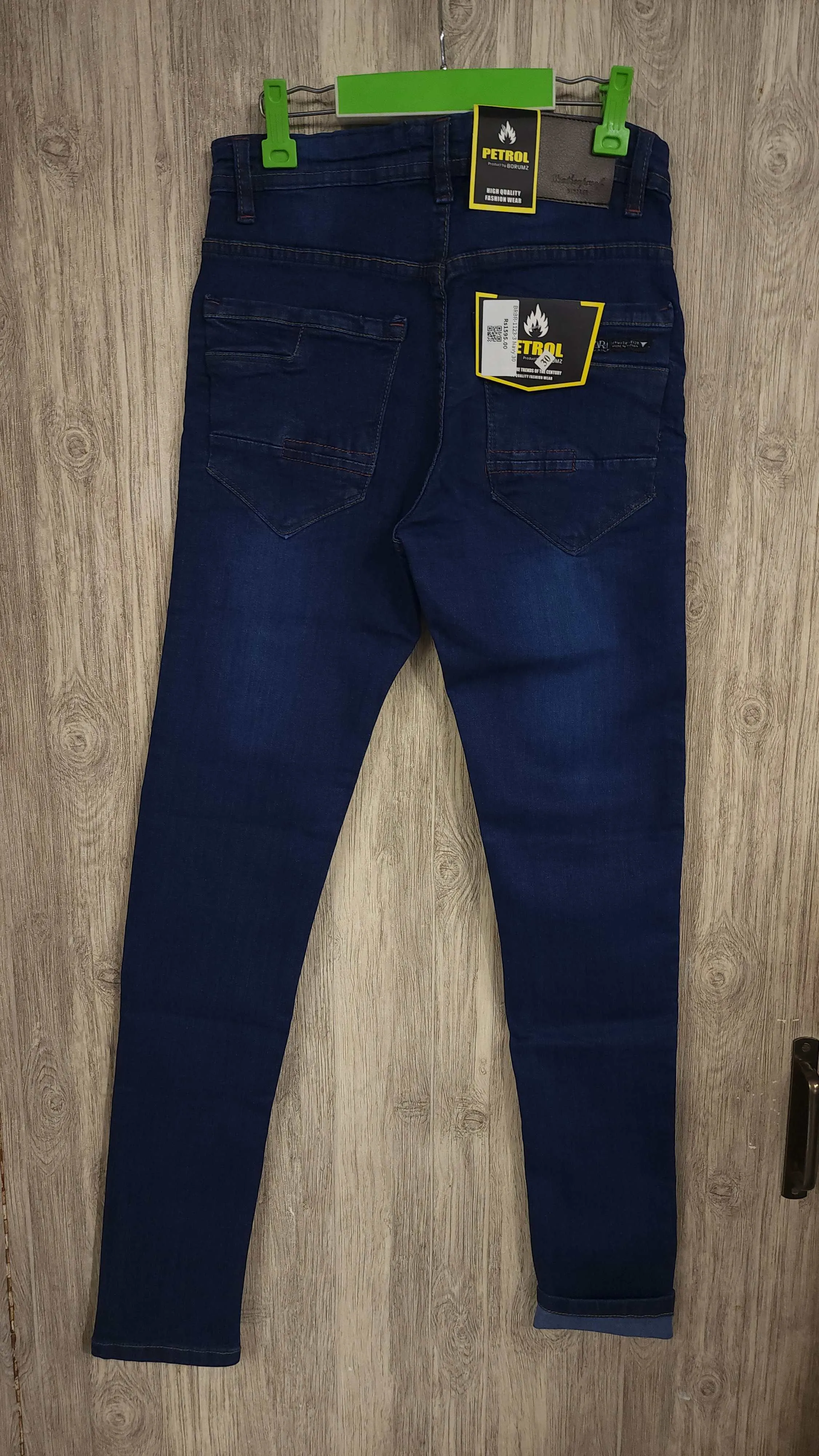 Navy Denim Pants