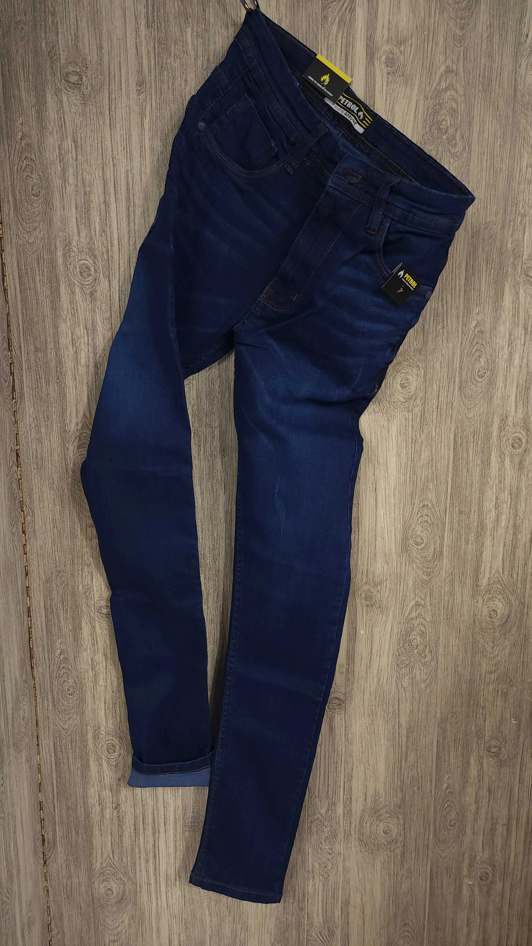 Navy Denim Pants