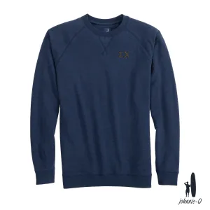 New! Sigma Chi Johnnie-O Navy Freeman Crewneck