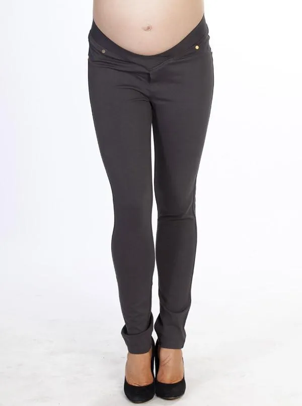 Olivia Maternity Ponti Pant- Under the Belly