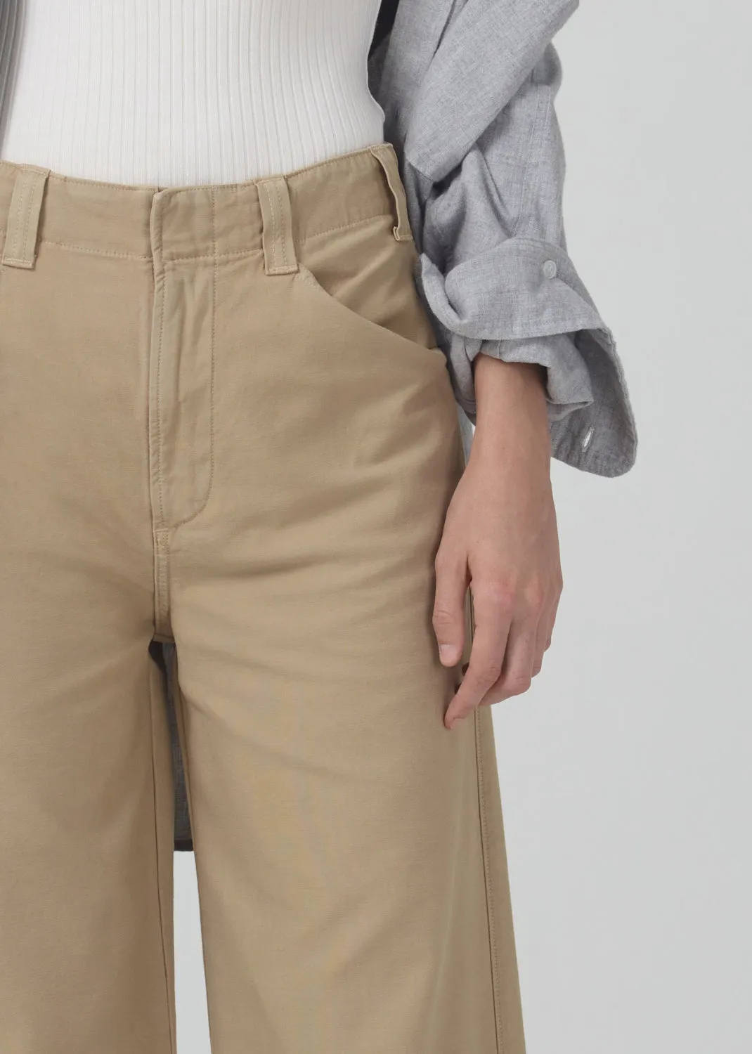 Paloma Utility Trouser in Khaki Classic