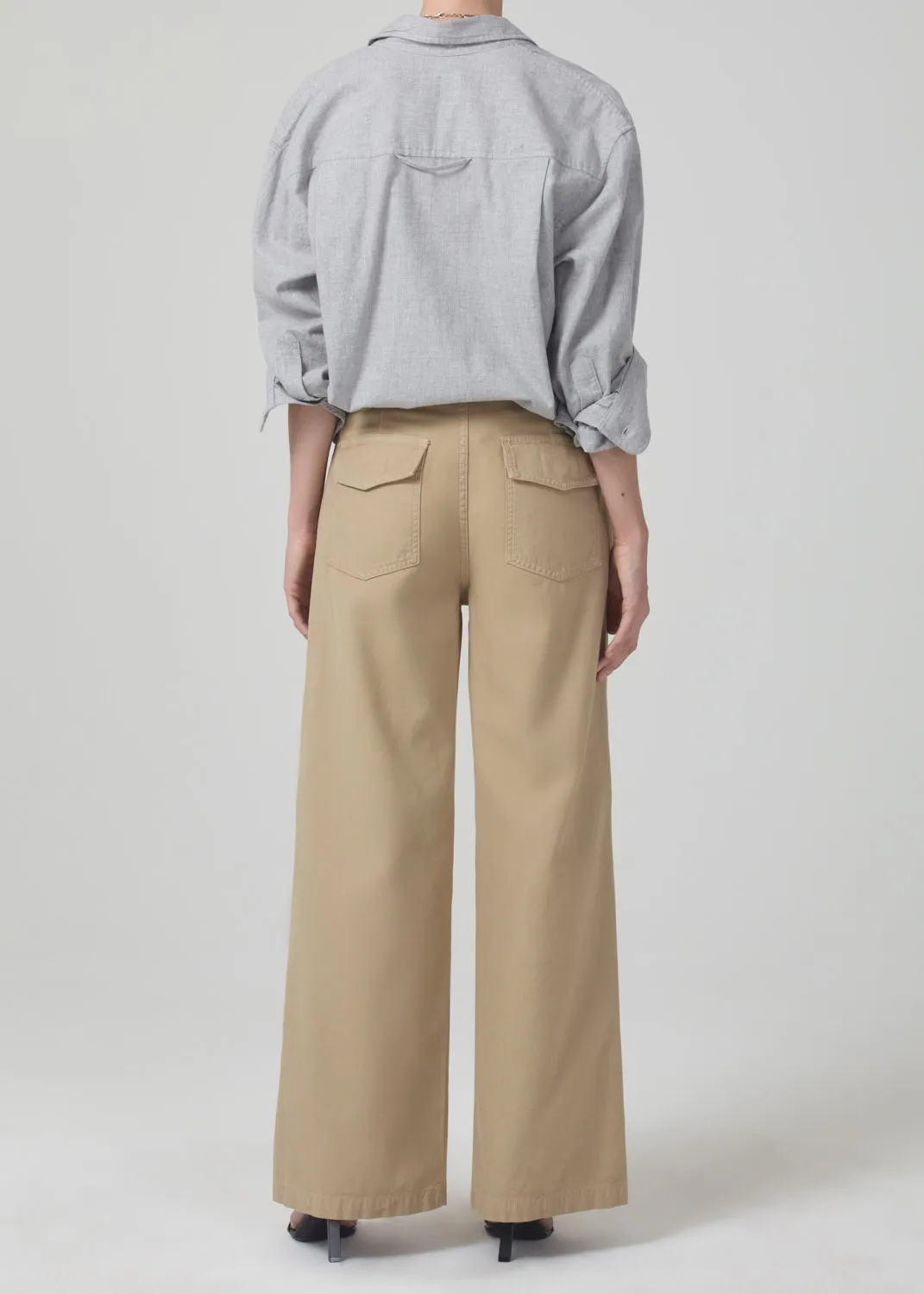 Paloma Utility Trouser in Khaki Classic