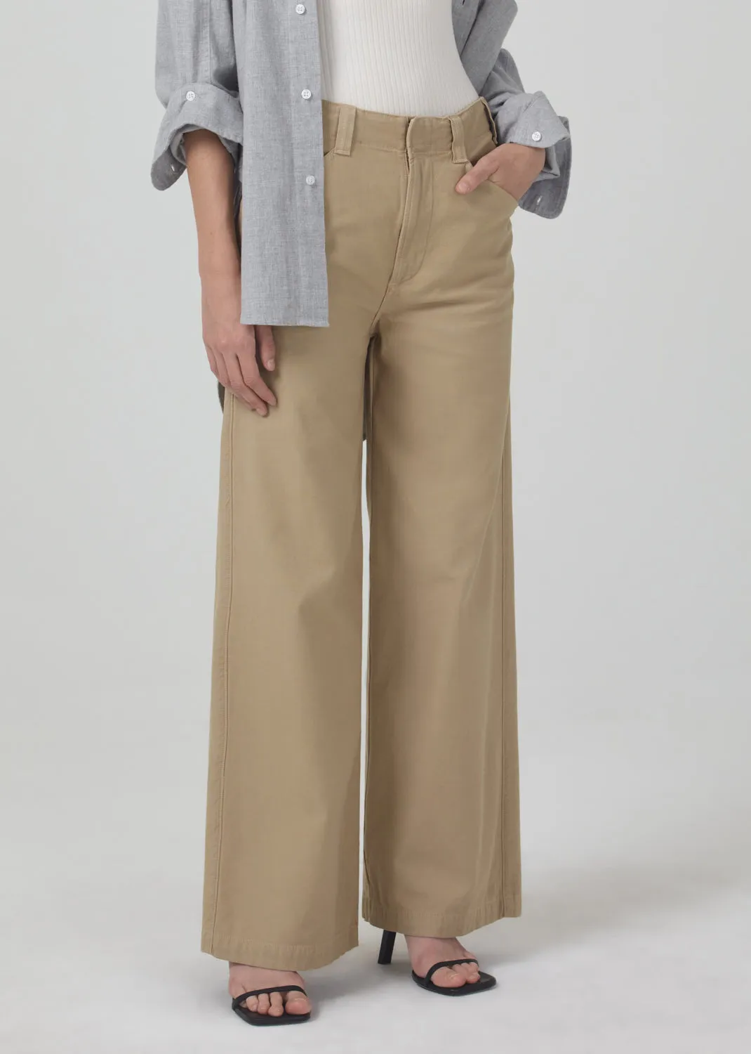 Paloma Utility Trouser in Khaki Classic