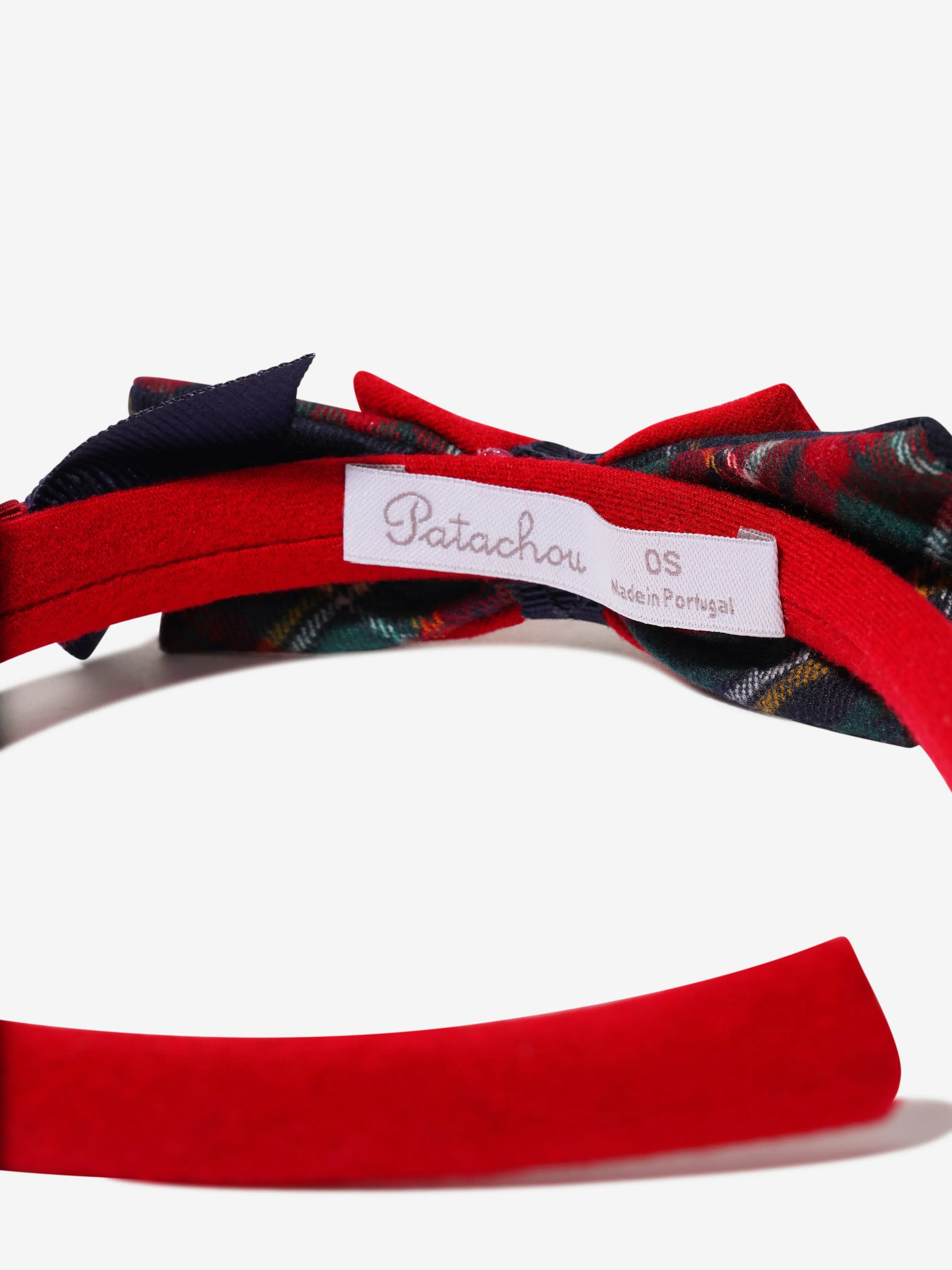 Patachou Girls Tartan Bow Headband