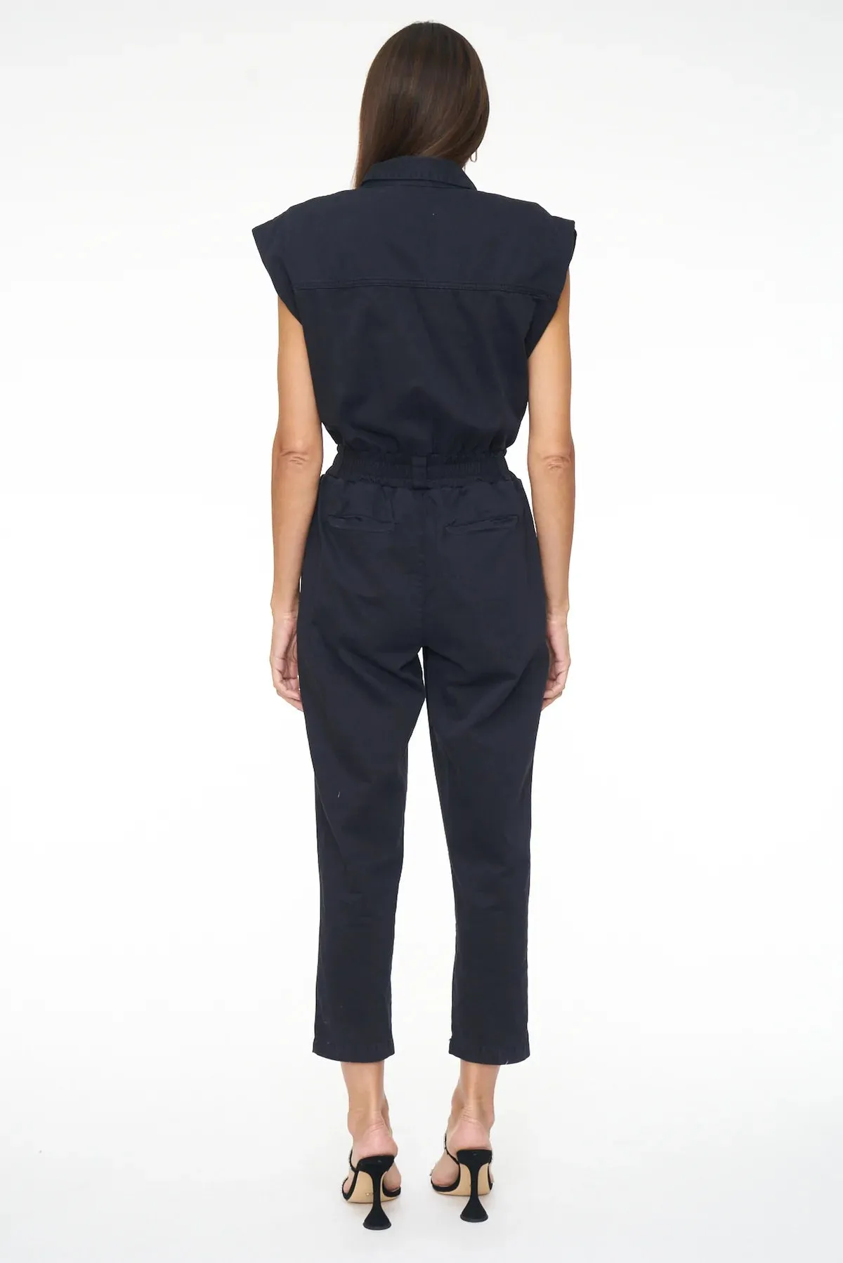 ROSIE SHOULDER PAD JUMPSUIT - PISTOLA