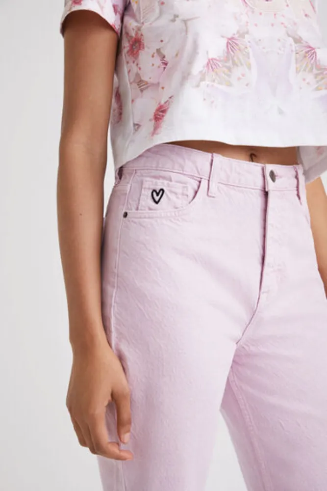 Straight Cropped Jeans By Desigual