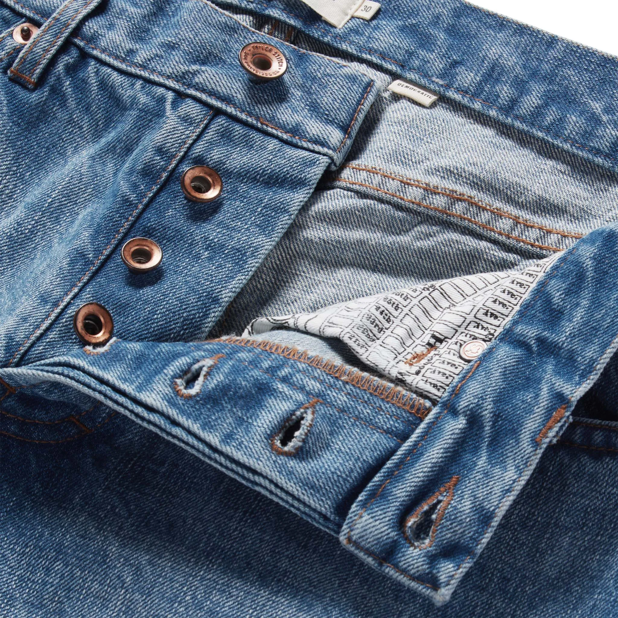 The Democratic Jean in Fletcher Wash Organic Selvage