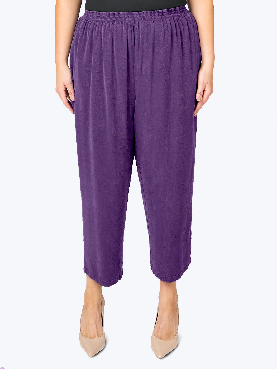 Tianello TENCEL™ Plus Sized Flood Pant