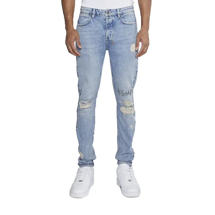 Van Winkle Heritage Repair Jeans (Blue) - KMFA23DJ033098